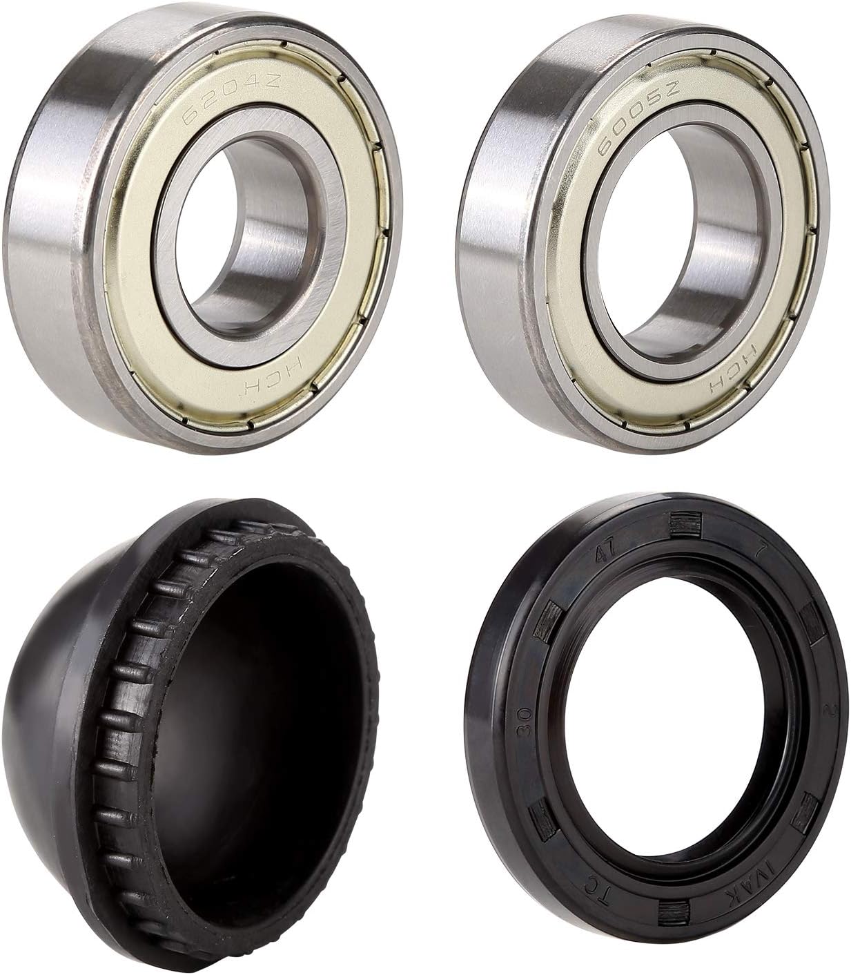 Front Wheel Bearing Kit with Rubber Front Hub Dust Cover for Yamaha G2-G22 and G29|10L0L