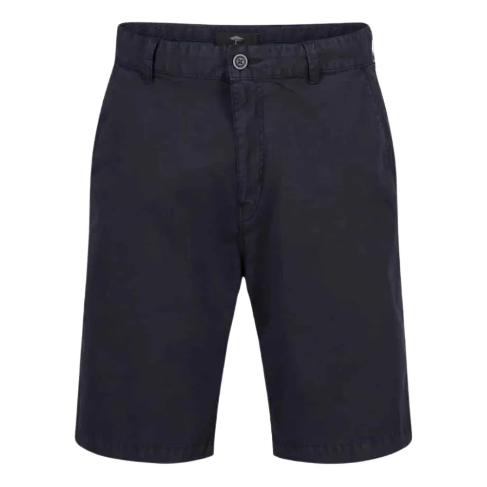 FYNCH-HATTON Casual Fit Dark Navy Shorts | Menswear Online