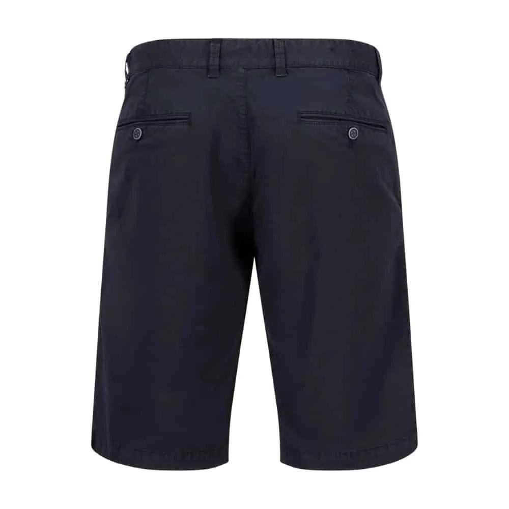 FYNCH-HATTON Casual Fit Dark Navy Shorts | Menswear Online