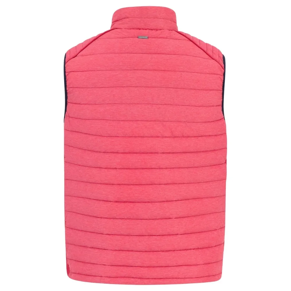 FYNCH HATTON Lightweight Downtouch Flamingo Gilet | Menswear Online