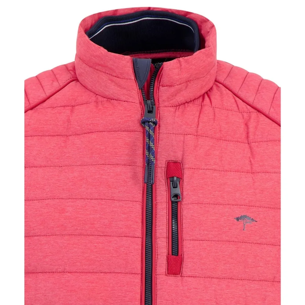 FYNCH HATTON Lightweight Downtouch Flamingo Gilet | Menswear Online