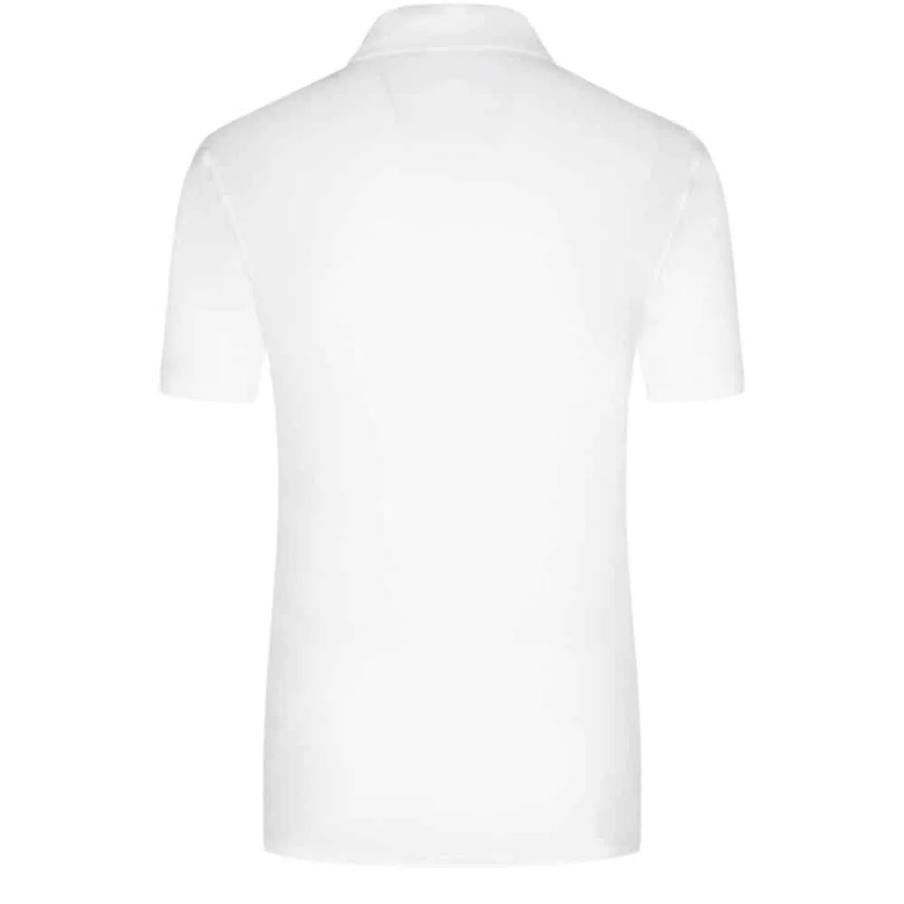 Fynch-Hatton SUPIMA COTTON WHITE Polo Shirt | Menswear Online