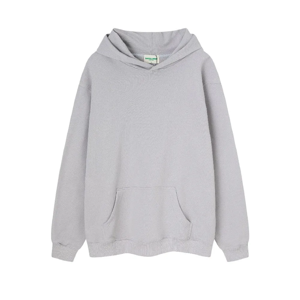 High Collar Fleece Hoodie