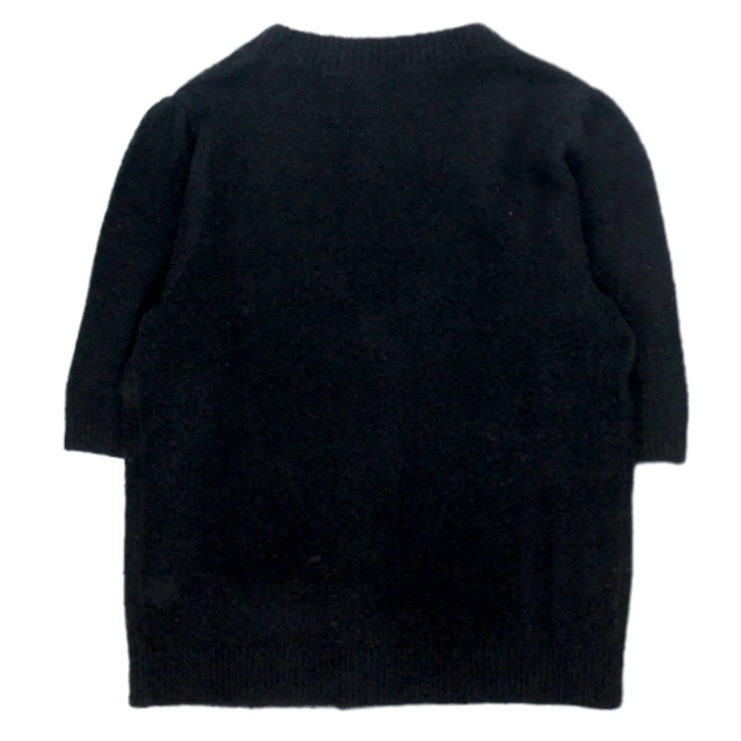 Hush Black Puff Short Sleeve Cardigan