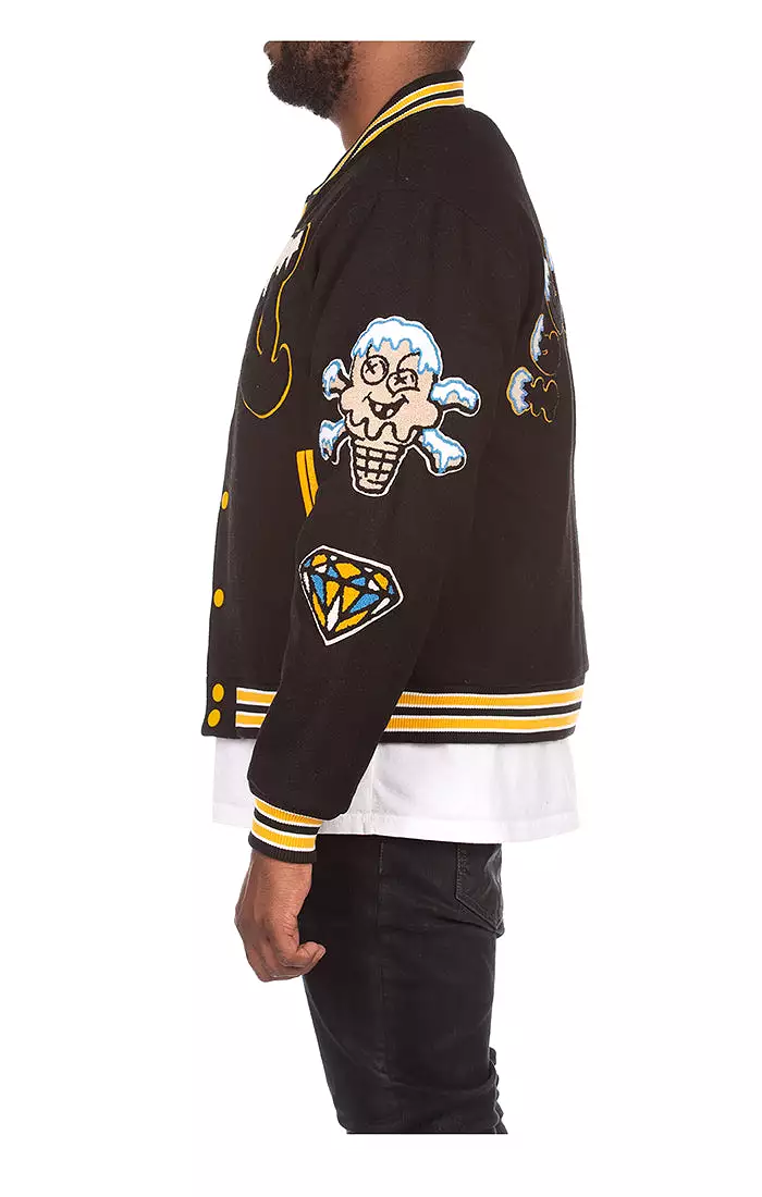 IceCream Flap Jack Varsity Jacket