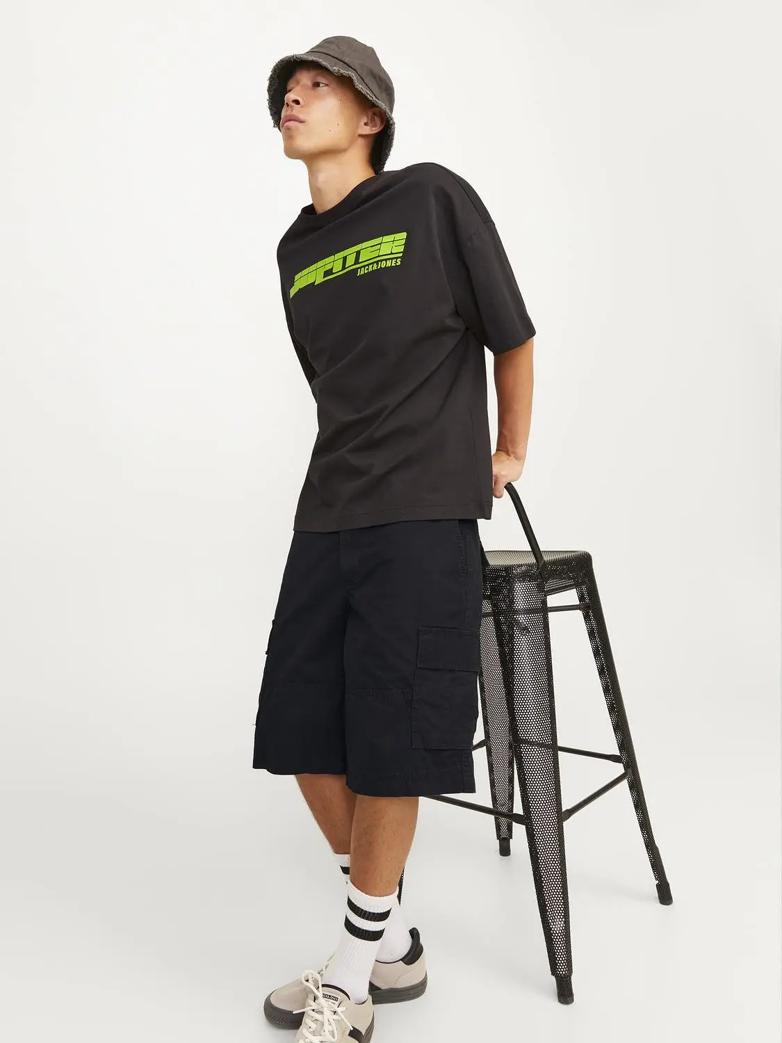 Jack & Jones Mens Cargo Short - Relaxed Fit