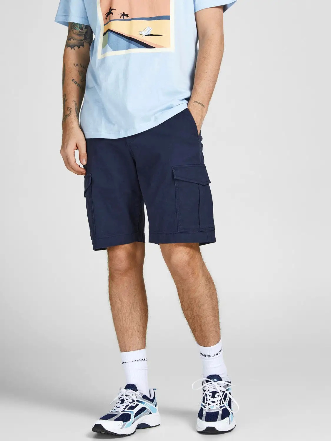 Jack & Jones Mens 'JJCargo' JPSTJoe Cargo Shorts