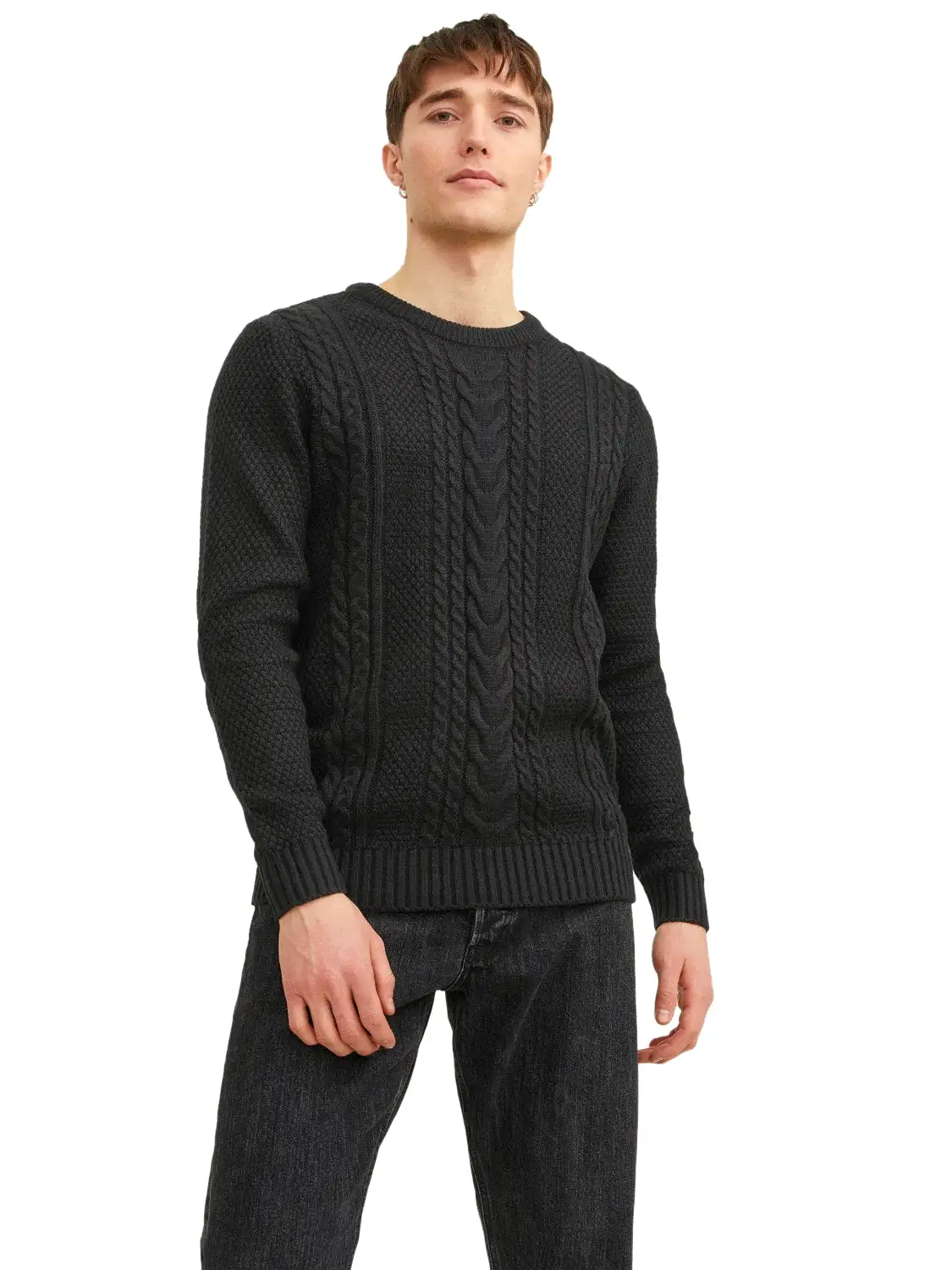 Jack & Jones Mens 'JJCRAIG' Crew Neck Knit Jumper