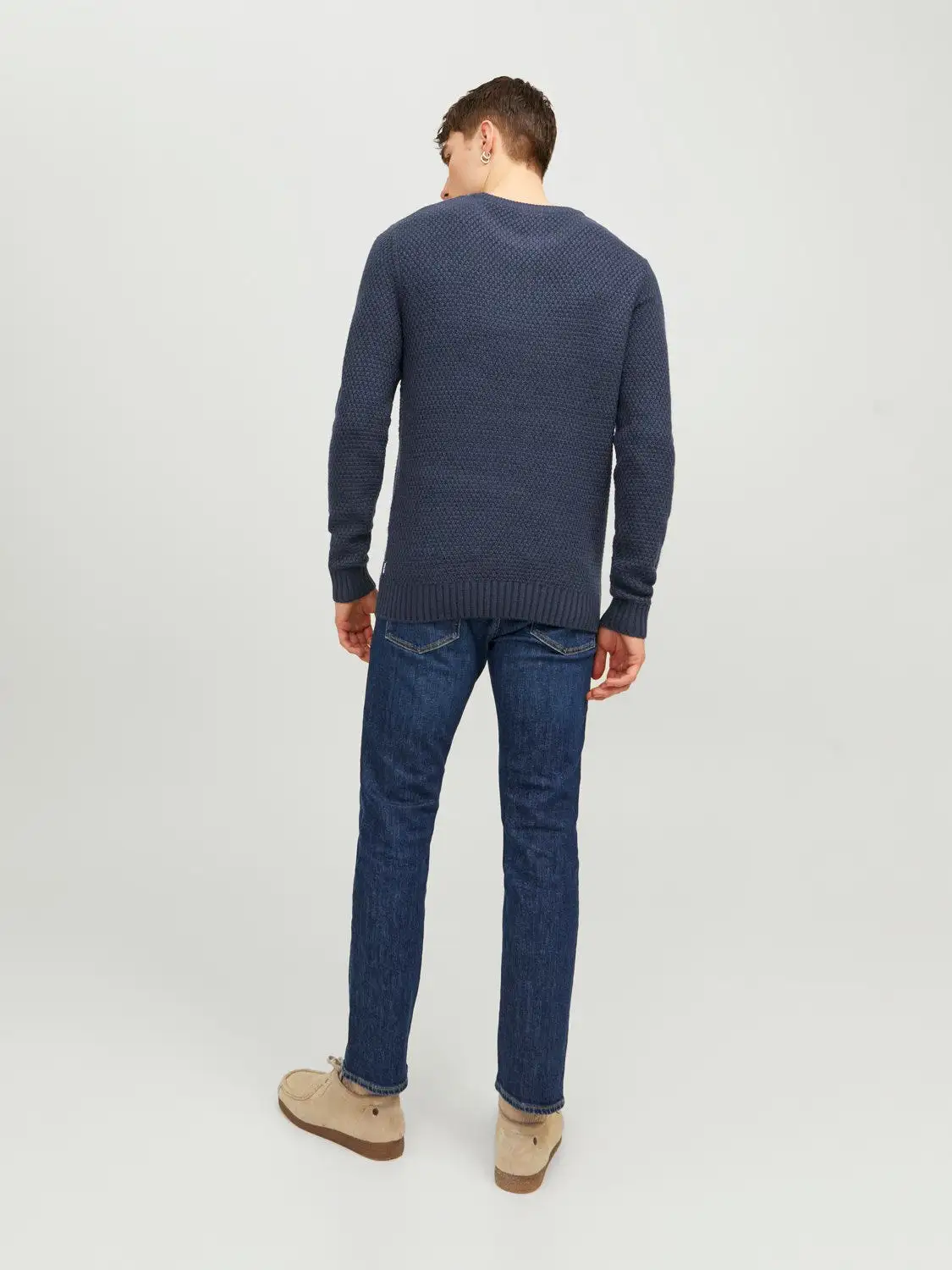 Jack & Jones Mens 'JJCRAIG' Crew Neck Knit Jumper