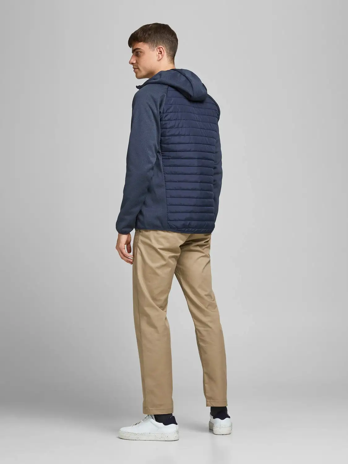 Jack & Jones Men's 'JJEMulti' Quilted Jacket