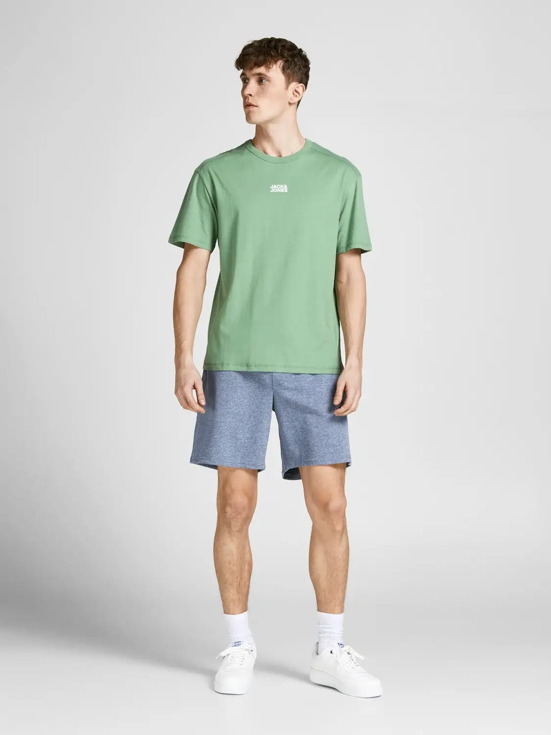 Jack & Jones Mens Sweat Jog Shorts 'Jji Tons'