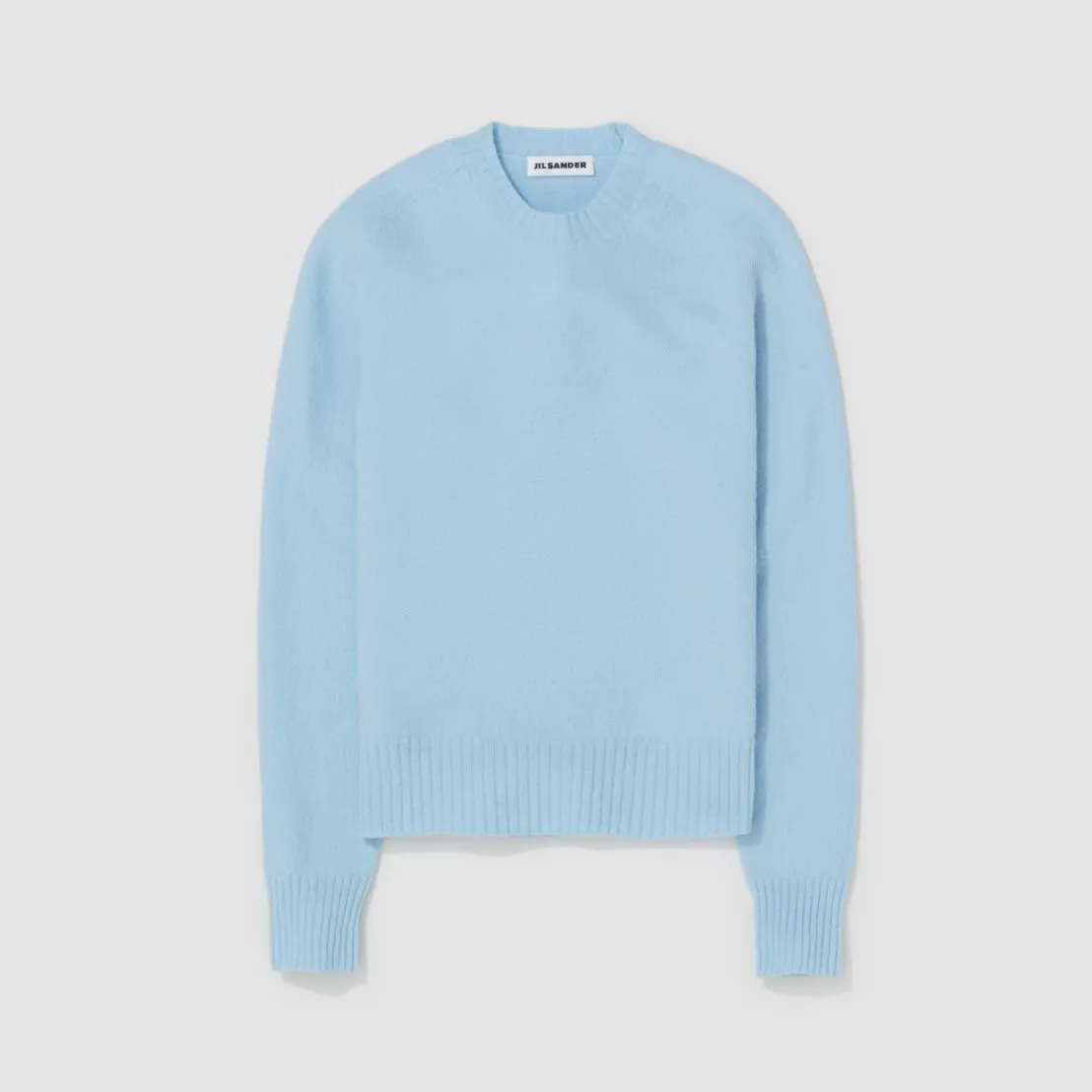 Jil Sander  |Crew Neck Wool Long Sleeves Plain V-neck & Crew neck