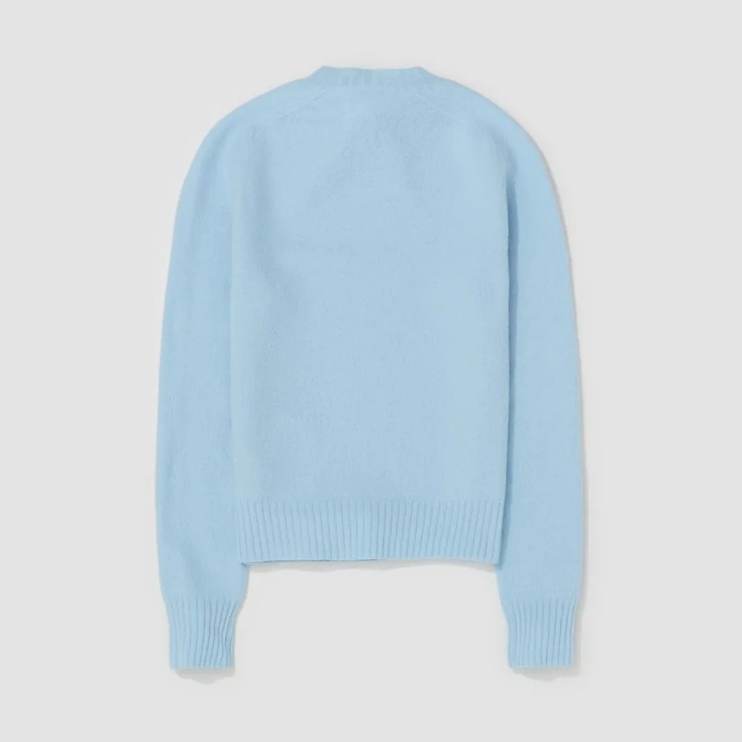 Jil Sander  |Crew Neck Wool Long Sleeves Plain V-neck & Crew neck