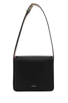 Jil Sander Logo-Detailed Foldover Top Crossbody Bag