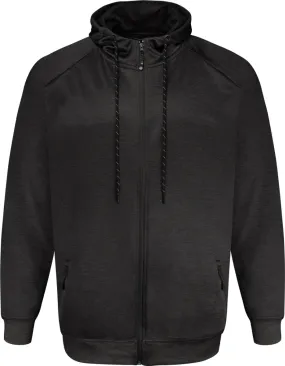 Kam Active Performance Full Zip Hoodie - Charcoal Marl