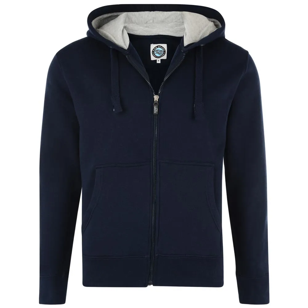 Kam Plain Tall Mens Hoody - Blue