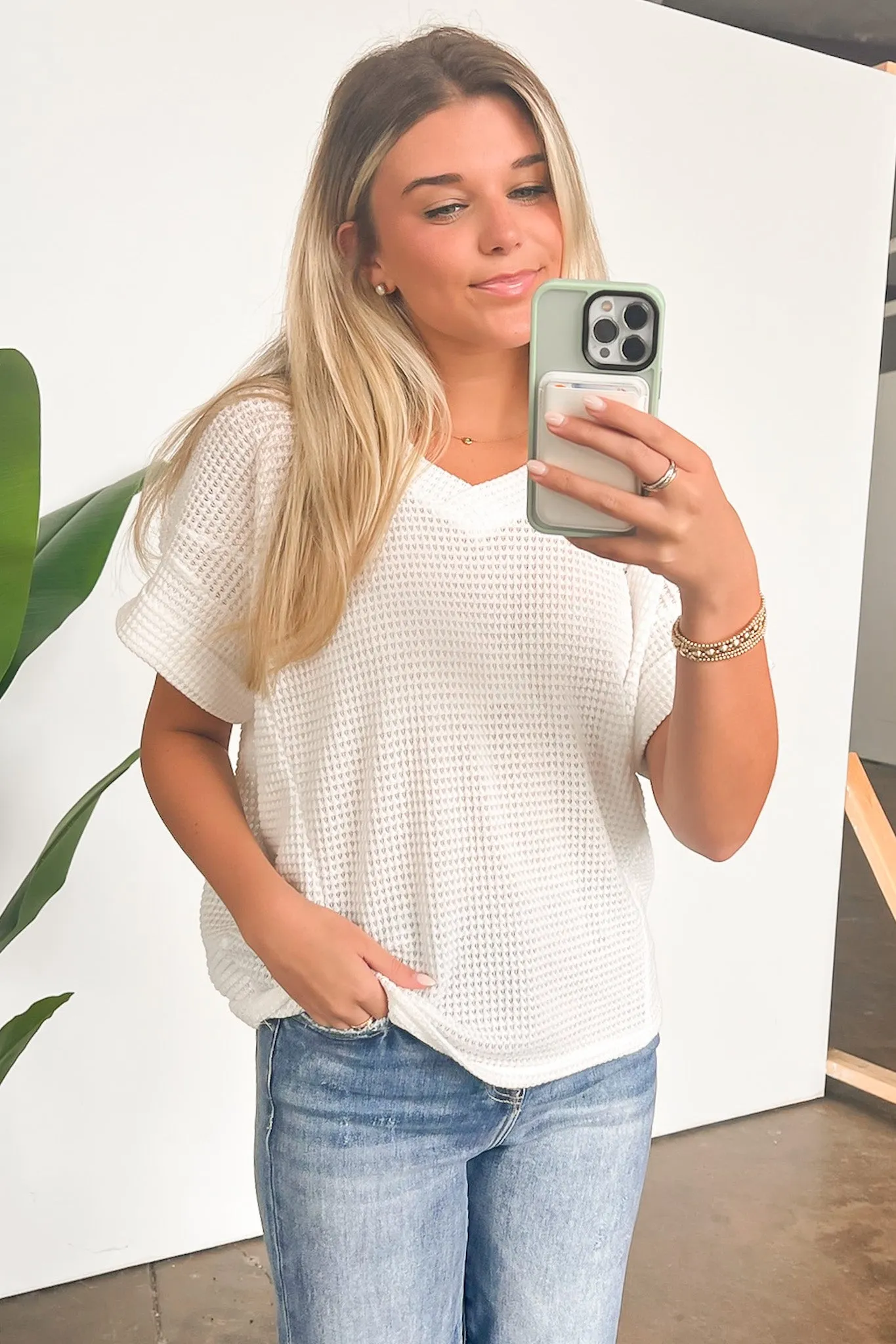 Kloie V-Neck Knit Top - FINAL SALE