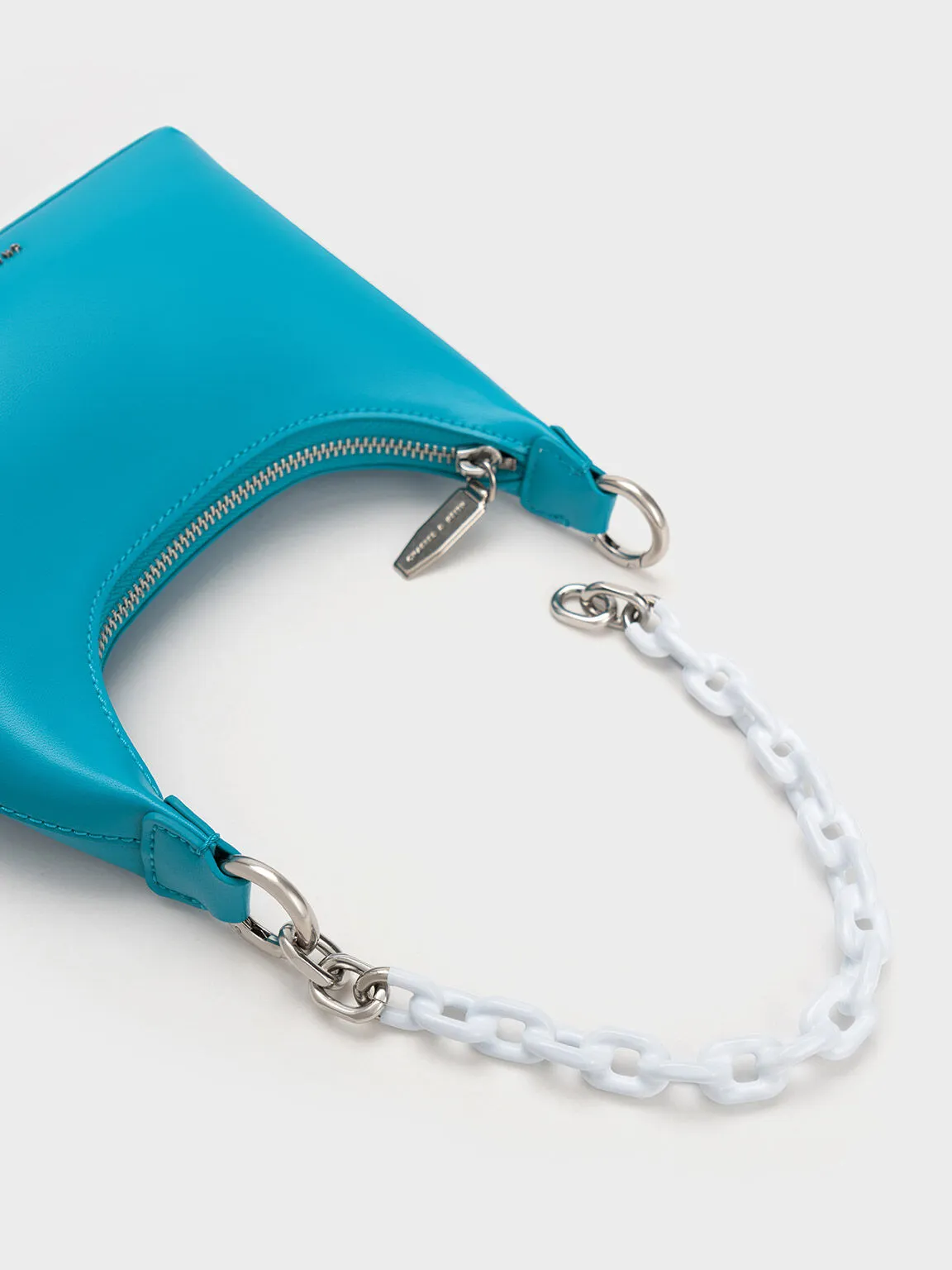 Koi Chain Handle Shoulder Bag - Ocean