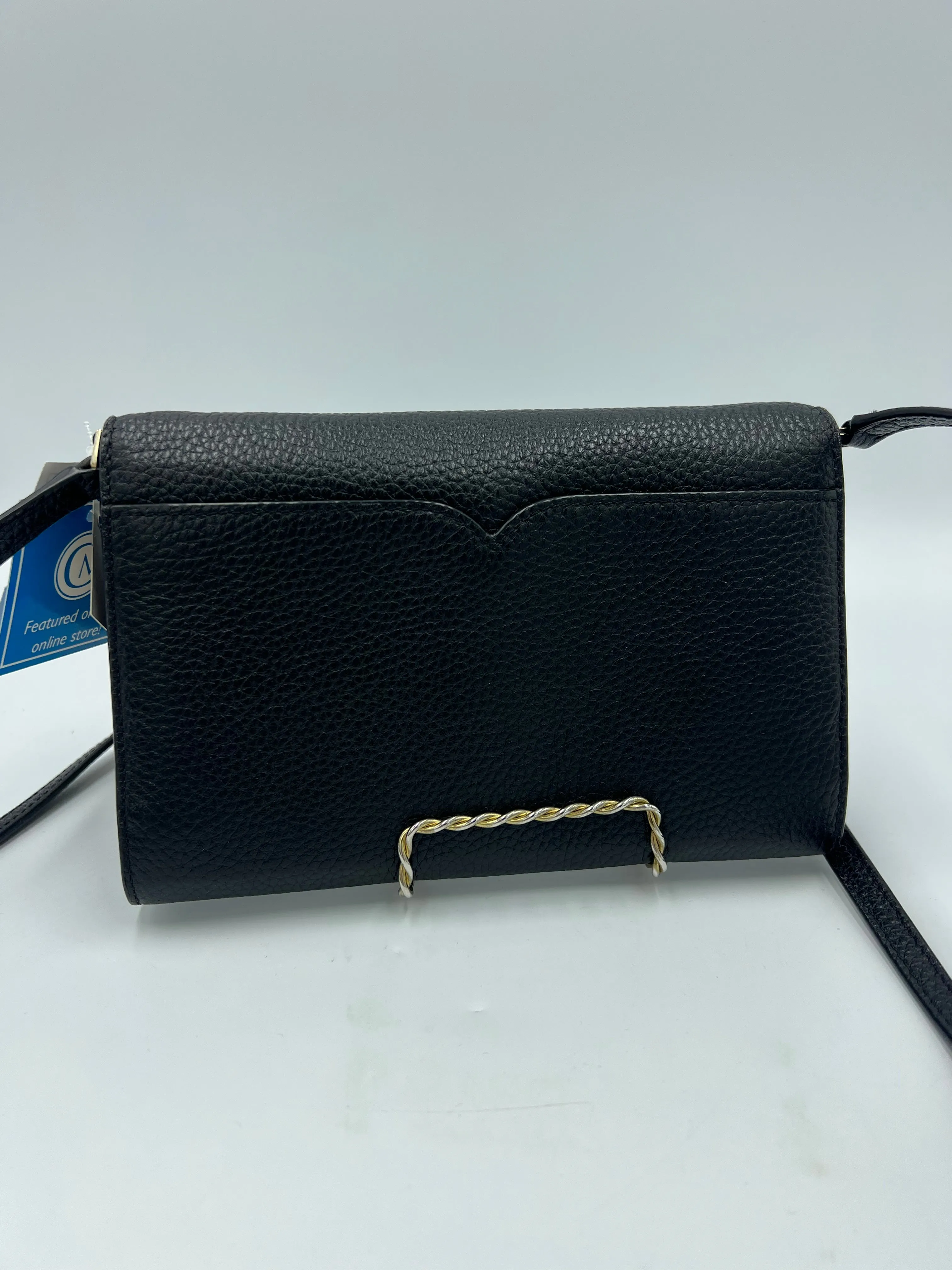 Leather Handbag Designer By Kate Spade