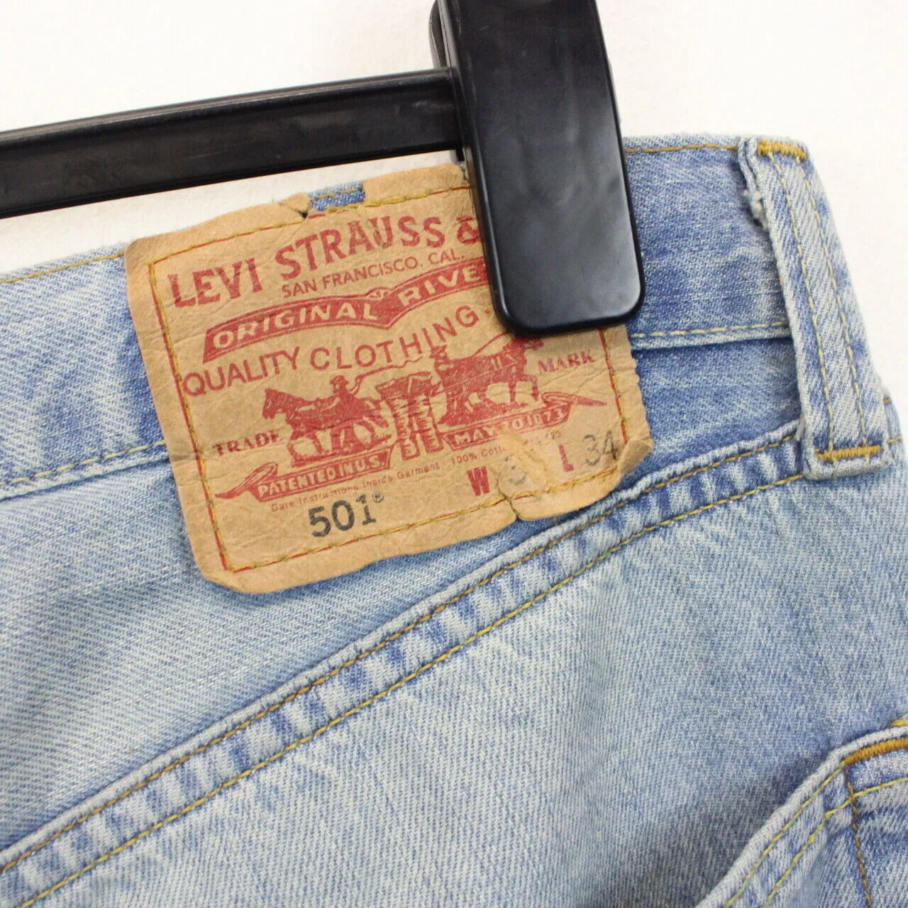 LEVIS 501 Jeans Light Blue | W34 L34