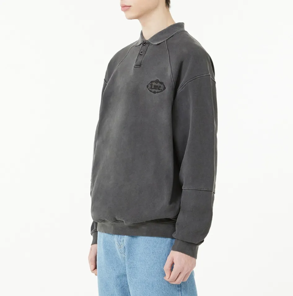 LMC  |[ LMC ]★OVERDYED GOTHIC OVAL COLLAR SWEATSHIRT