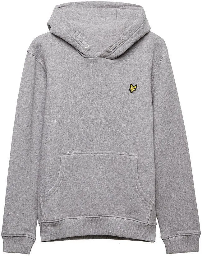 Lyle And Scott Juniors Classic OTH Hoody Fleece Grey Heather