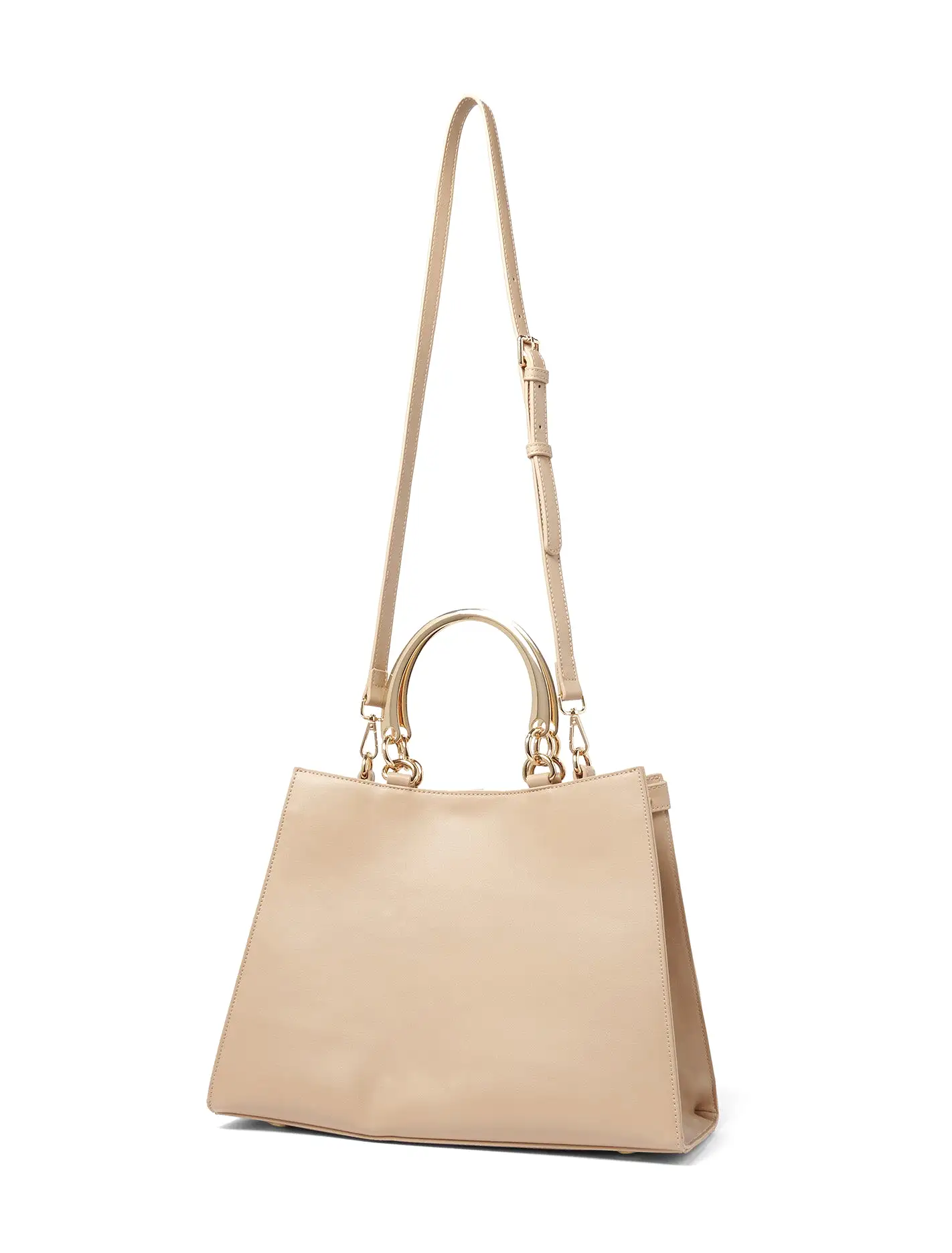 Maddy Metal Handle Tote Bag