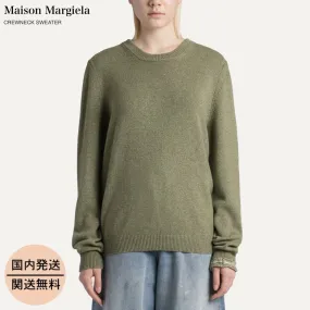 Maison Margiela  |Crew Neck Wool Street Style Long Sleeves Plain Logo