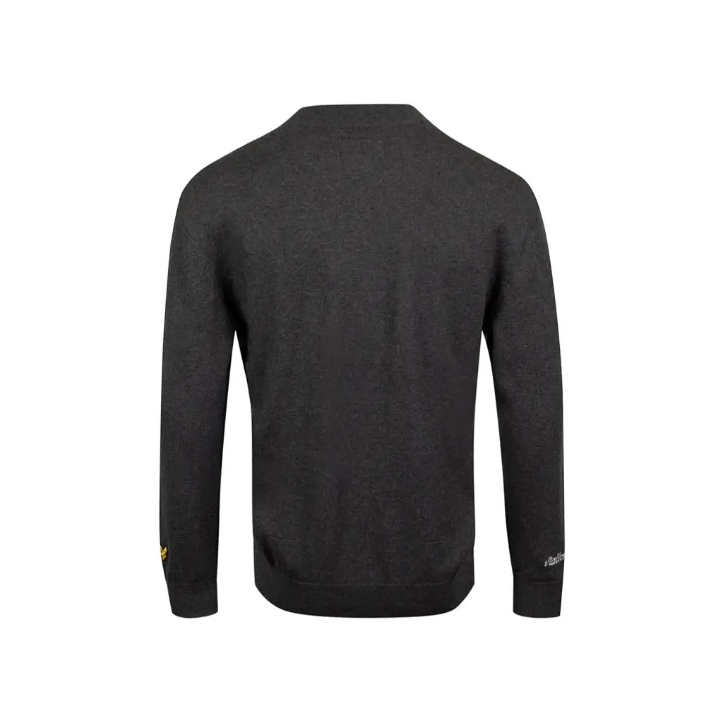 Malbon x L&S Knitted Crewneck Sweater Charcoal