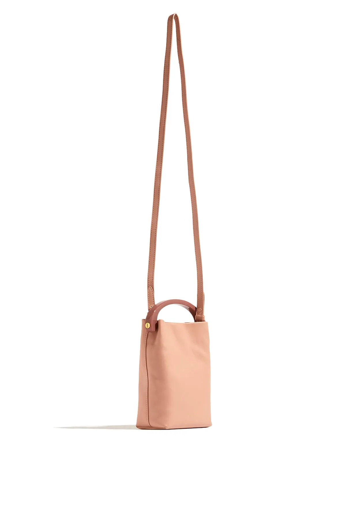 Micro Crossbody Bag in Light Pink