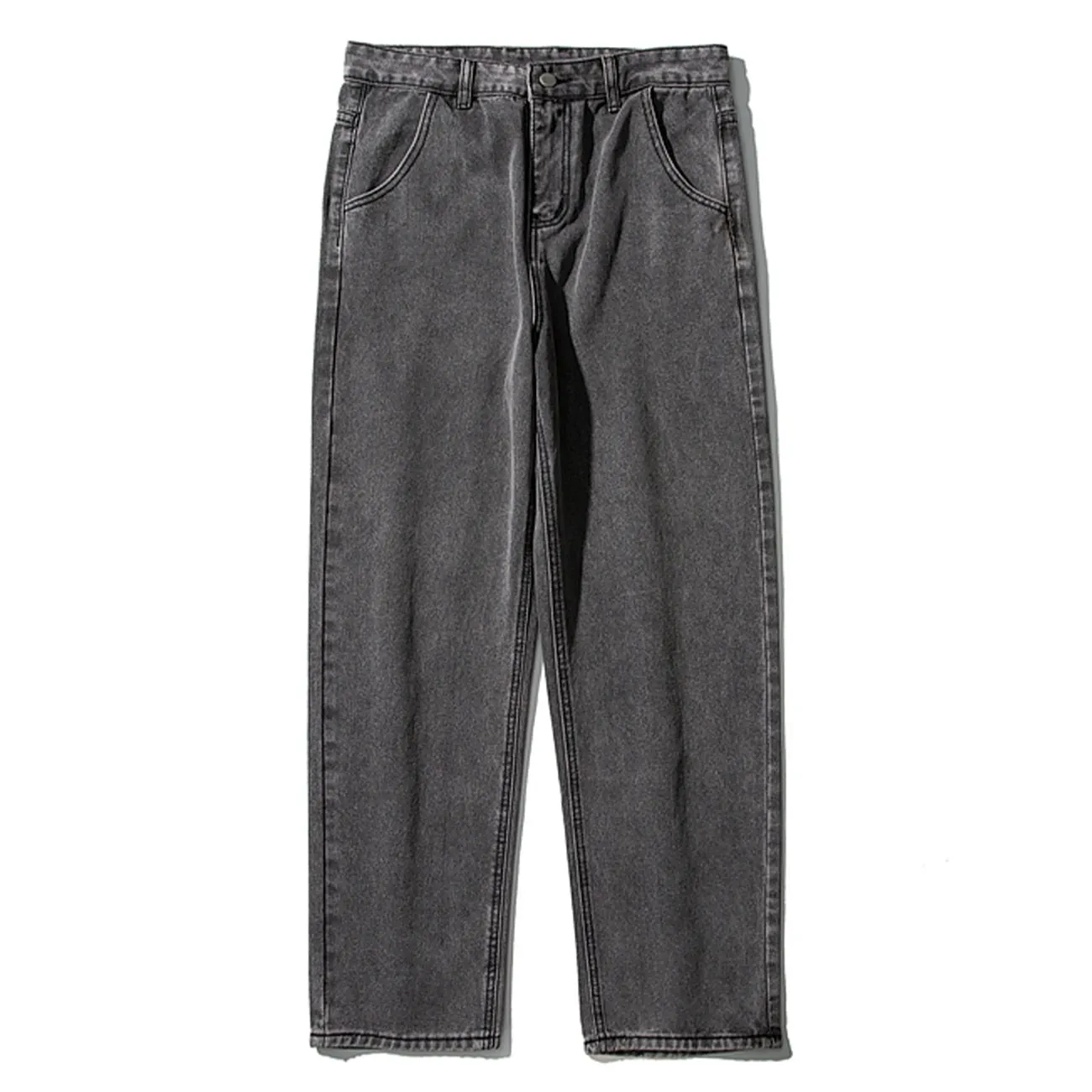 Mid 90s Straight Leg Jeans in Mid Wash Blue or Black