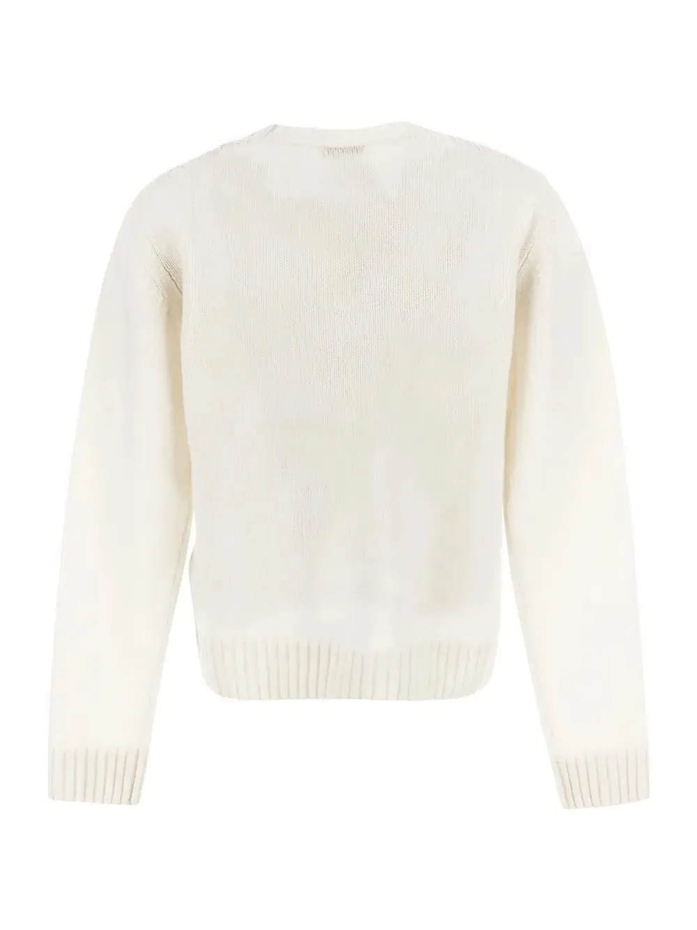 MONCLER  |Crew Neck Long Sleeves Plain Logo V-neck & Crew neck