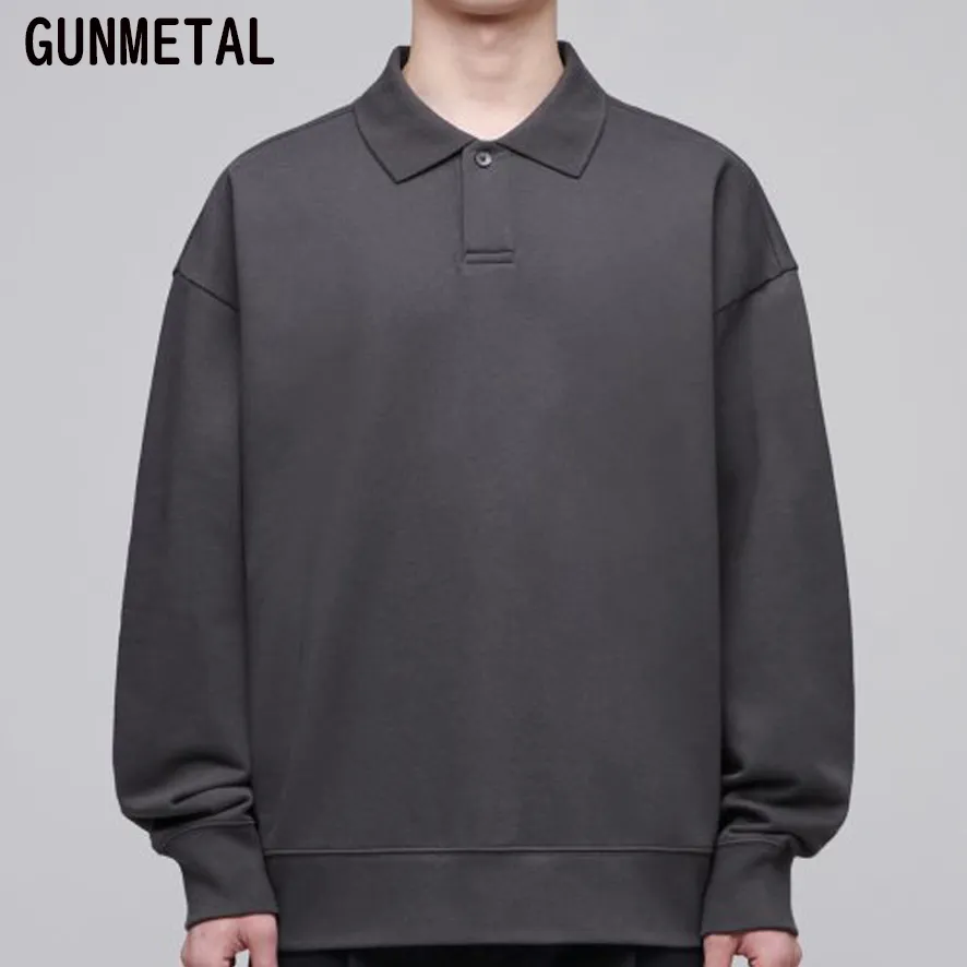 MUSINSA STANDARD  |Street Style Long Sleeves Plain Cotton Oversized Sweatshirts