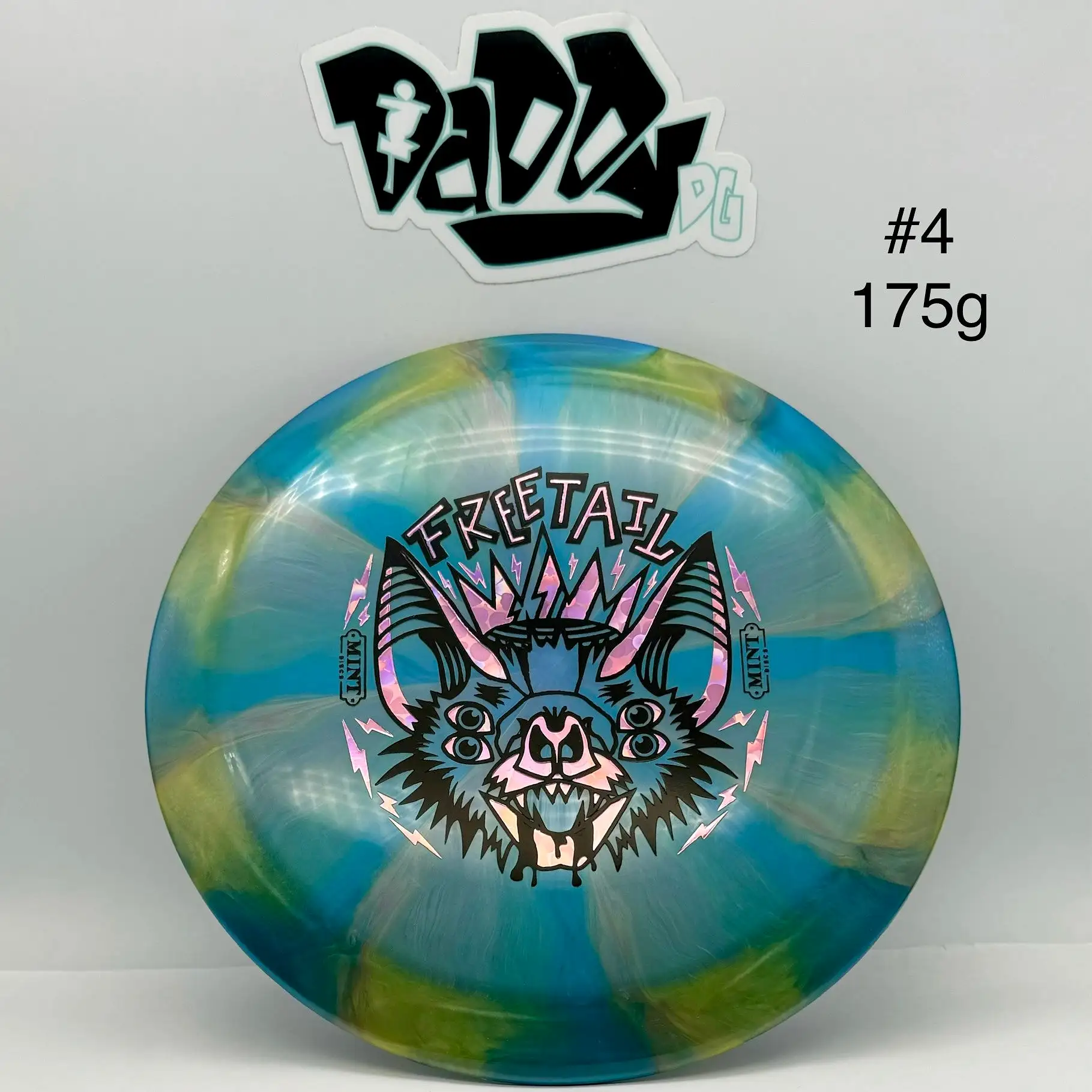 ****NEW Mint Discs Sublime Swirl Freetail Control Driver with Four Eyes Stamp