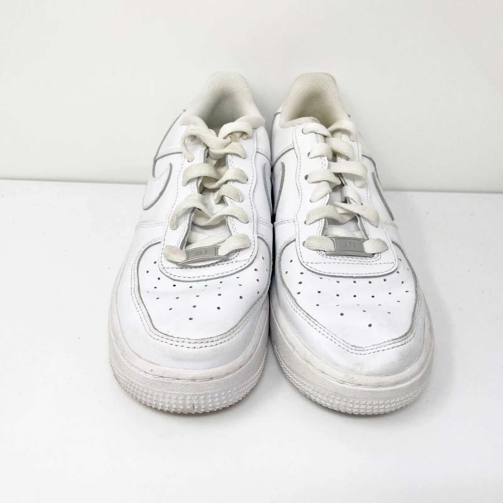 Nike Boys Air Force 1 LE DH2920-111 White Casual Shoes Sneakers Size 6Y