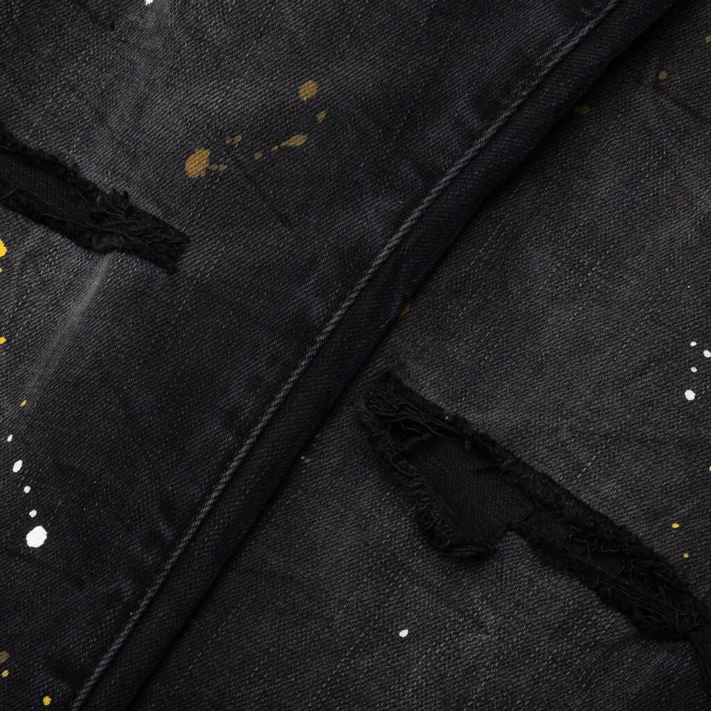 P001 - Vintage Black Wash Paint