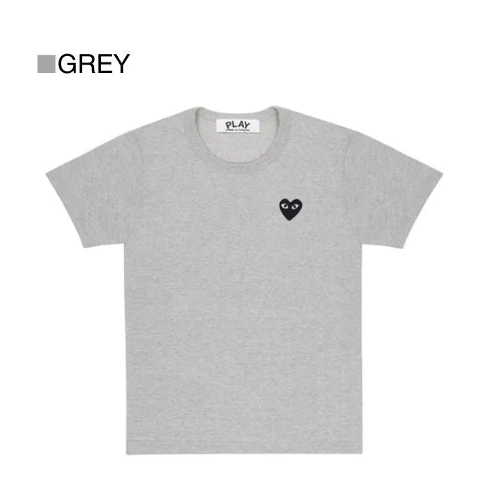 PLAY COMME des GARCONS  |Unisex Street Style U-Neck Cotton Short Sleeves Logo