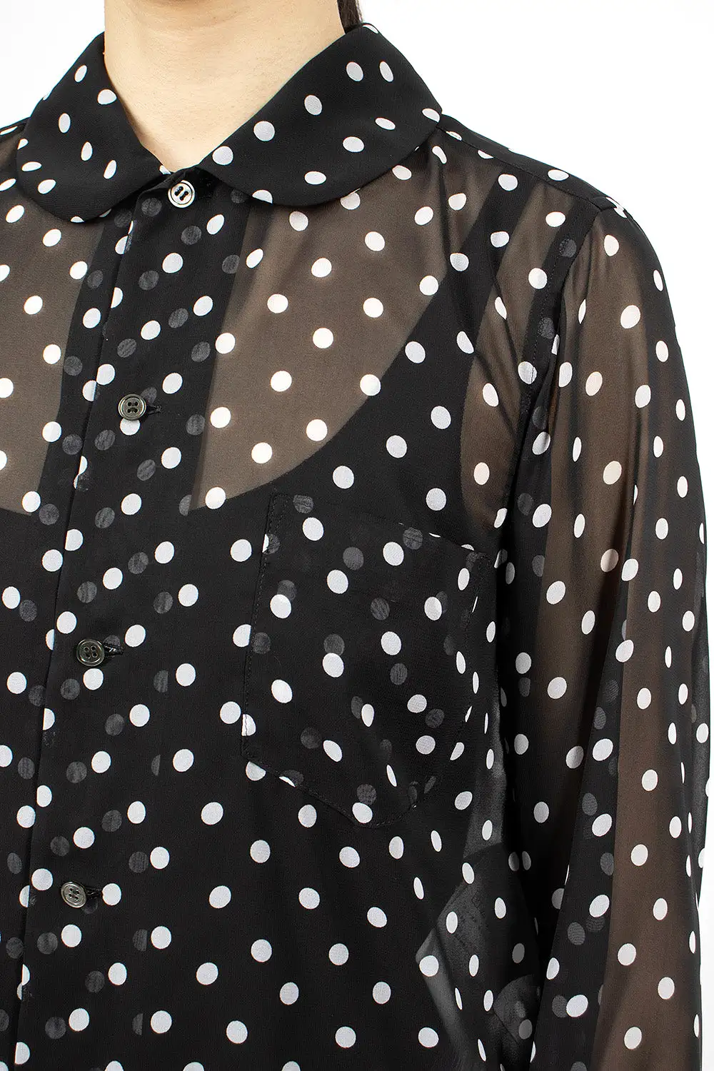 Polka Dot Shirt Black/White