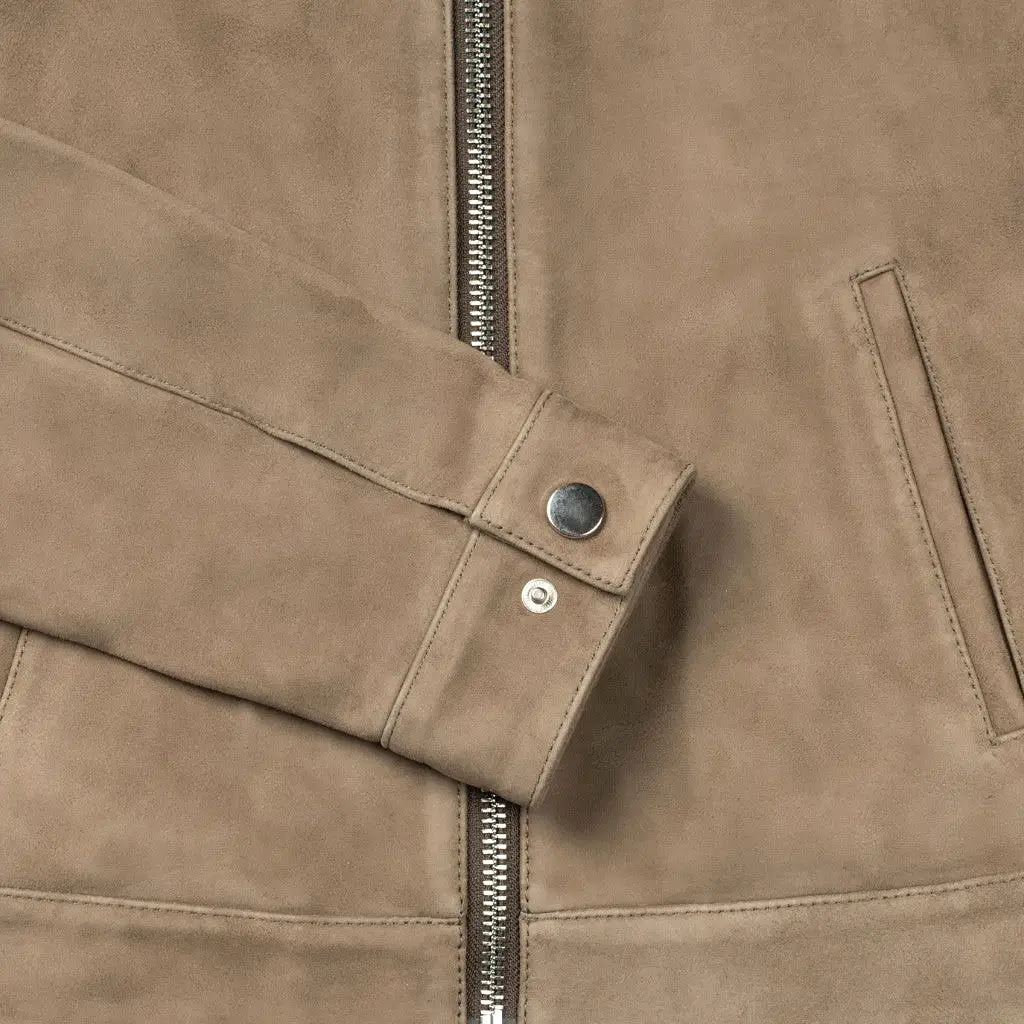 Racer Jacket | Taupe