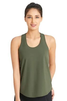 Racerback Tank with Keyhole Detail