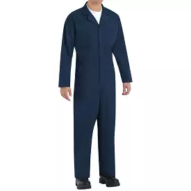 Red Kap Men's Twill Action Back Coverall with Chest Pockets CT10NV/CT10NV OS - Navy