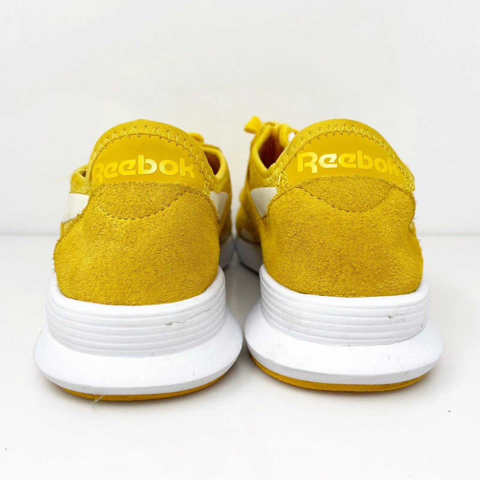 Reebok Womens Classic 059503 Yellow Running Shoes Sneakers Size 5