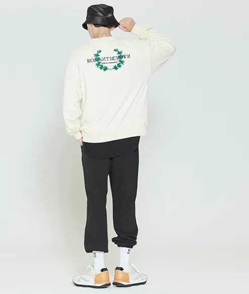 ROMANTIC CROWN  |Unisex Street Style Collaboration Long Sleeves Plain Cotton