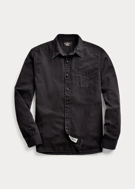 RRL  |Street Style Long Sleeves Plain Cotton Surf Style Shirts