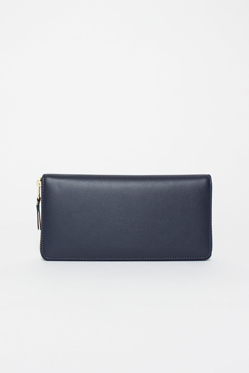 SA0110 Classic Leather Purse Navy