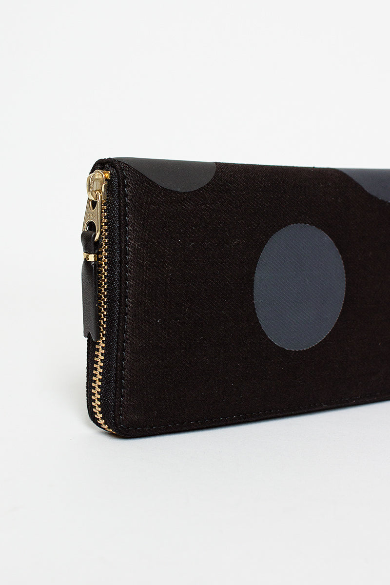 SA0110RD Classic Purse in Black Dot