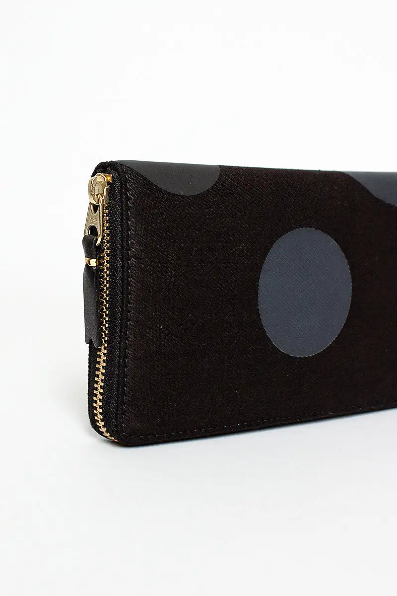 SA0110RD Classic Purse in Black Dot