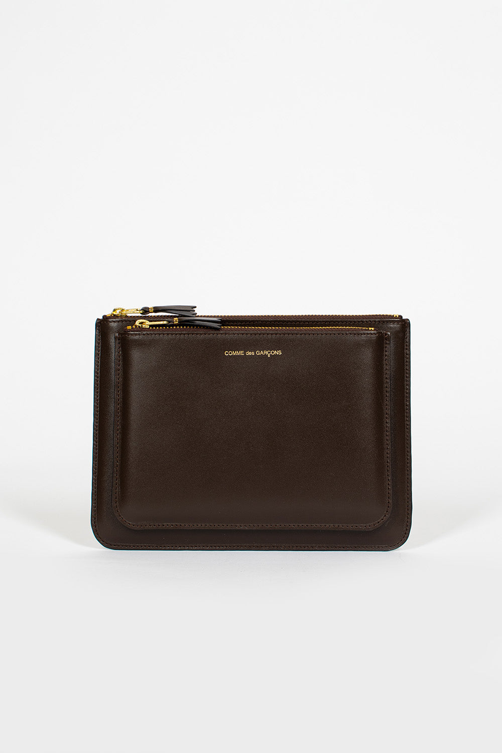 SA5100OP Double Pocket Wallet Brown