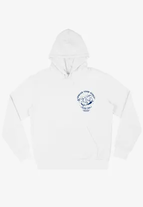 Spread Your Wings Fried Chicken Hoodie in White