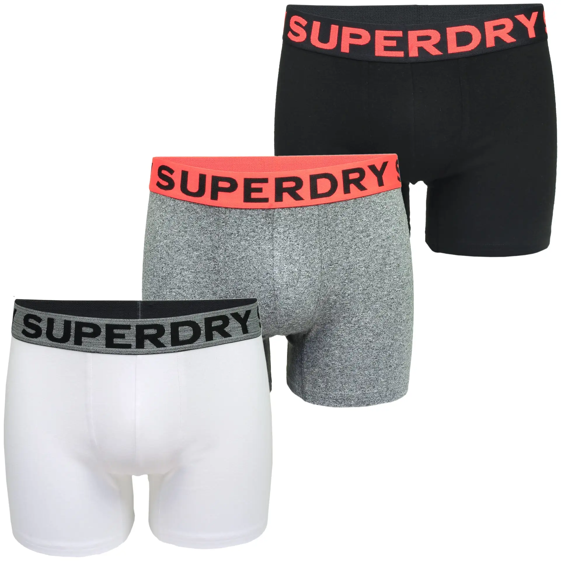 Superdry Mens Boxer Trunks (3-Pack)